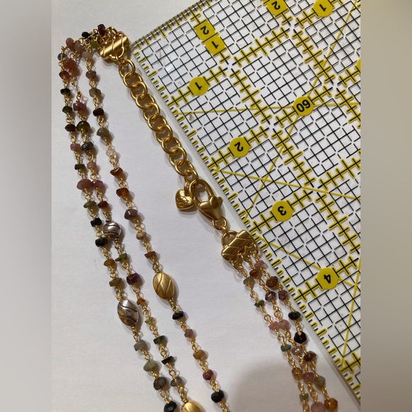 Brighton Harmony Hues Triple Strand Necklace - Picture 4 of 4